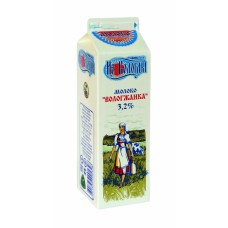 Молоко питьевое пастеризованное 3,2% Вологжанка 970 мл (1000 гр) - Дикси